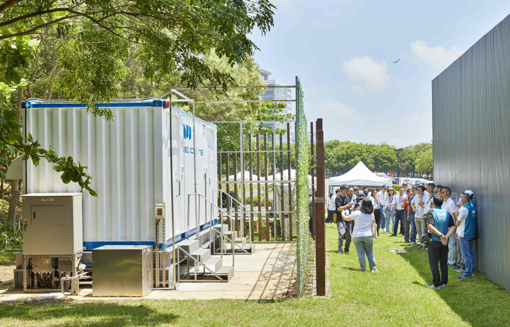 友達西大墩窯文化館建置屋頂全綠電及儲能櫃，為兼具創能儲能的永續綠能場域