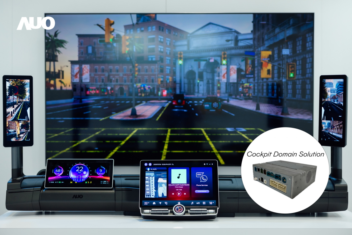 友達「智慧座艙域控解決方案」可做為車內運算的核心平台，驅動創新人機介面與豐富的座艙應用，獲得台灣精品標誌肯定
